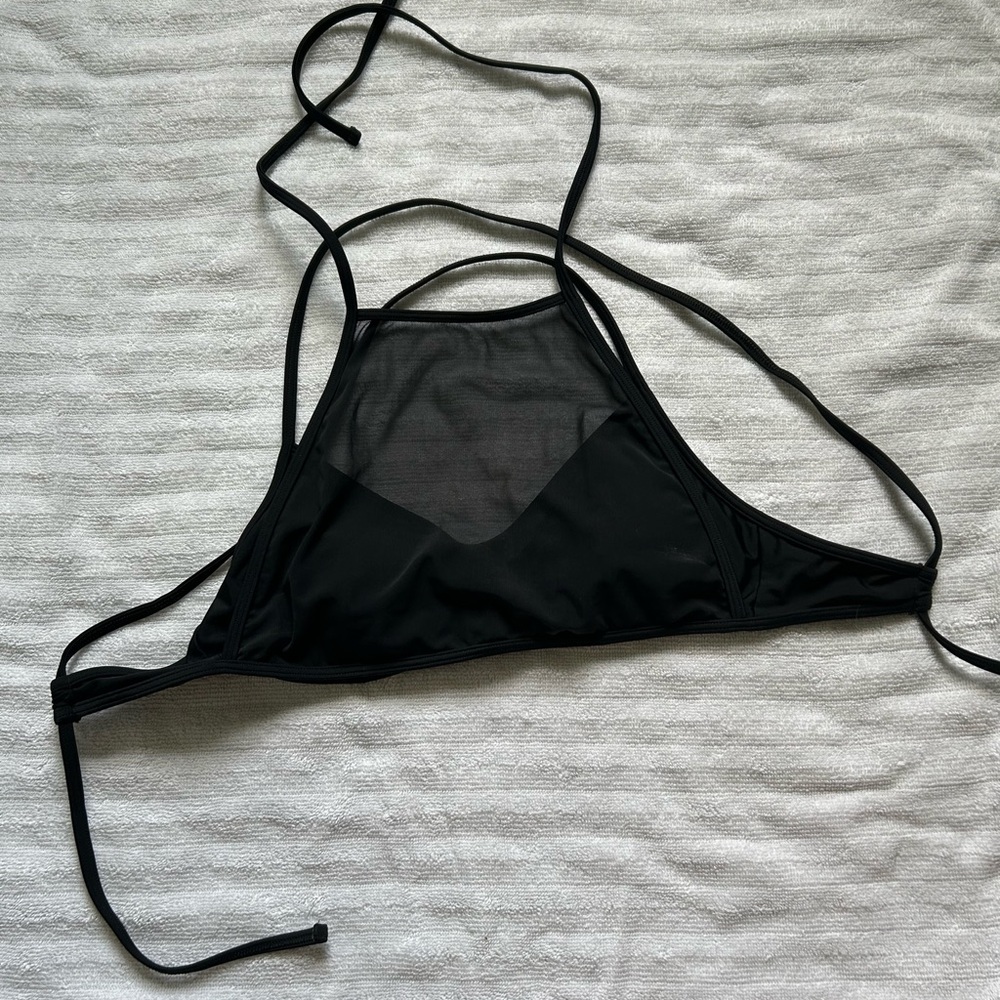 Aerie Black Bikini Top